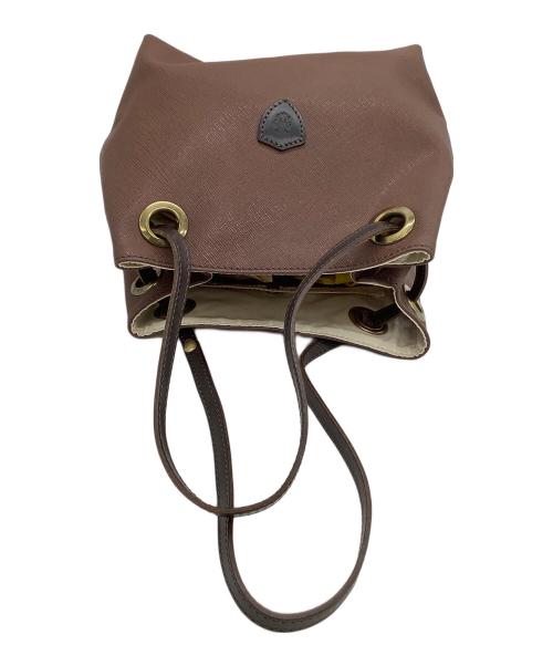 Felisi（フェリージ）Felisi (フェリージ) 巾着バッグ ブラウンの古着・服飾アイテム