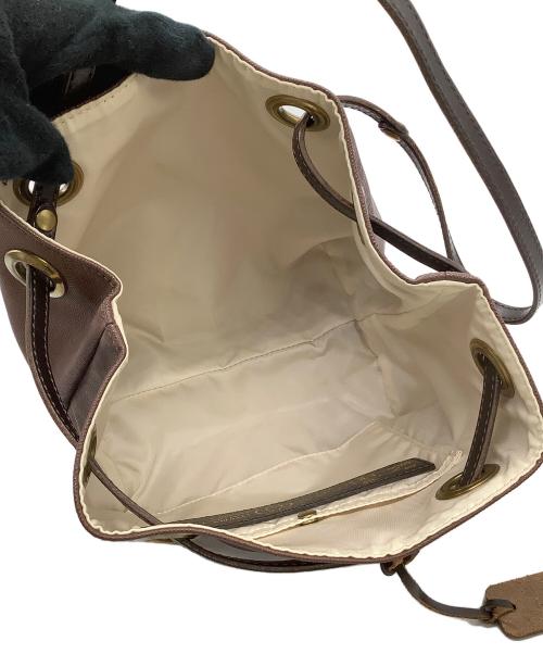 Felisi（フェリージ）Felisi (フェリージ) 巾着バッグ ブラウンの古着・服飾アイテム