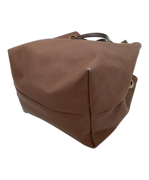 Felisi（フェリージ）Felisi (フェリージ) 巾着バッグ ブラウンの古着・服飾アイテム