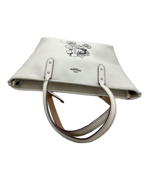 COACH（コーチ）COACH (コーチ) DISNEY (ディズニー) トートバッグ City Zip Tote With Minnie Mouse Motif ホワイトの古着・服飾アイテム