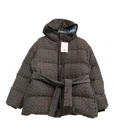 え*る様 【新品未使用】COACH グレー ダウンジャケット フード付き ジップ 1014010988127014_01_4277w.jpeg