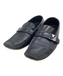 LOUIS VUITTON（ルイ ヴィトン）の古着「ドライビングシューズ」｜ブラック