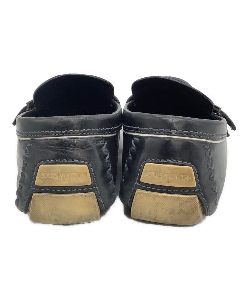 LOUIS VUITTON（ルイ ヴィトン）LOUIS VUITTON (ルイ ヴィトン) ドライビングシューズ ブラック サイズ:9の古着・服飾アイテム