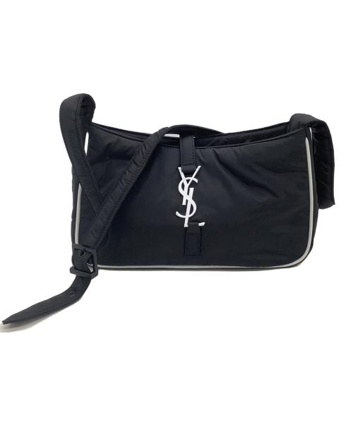 Saint Laurent Paris（サンローランパリ）Saint Laurent Paris (サンローランパリ) ナイロンショルダーバッグ ブラックの古着・服飾アイテム