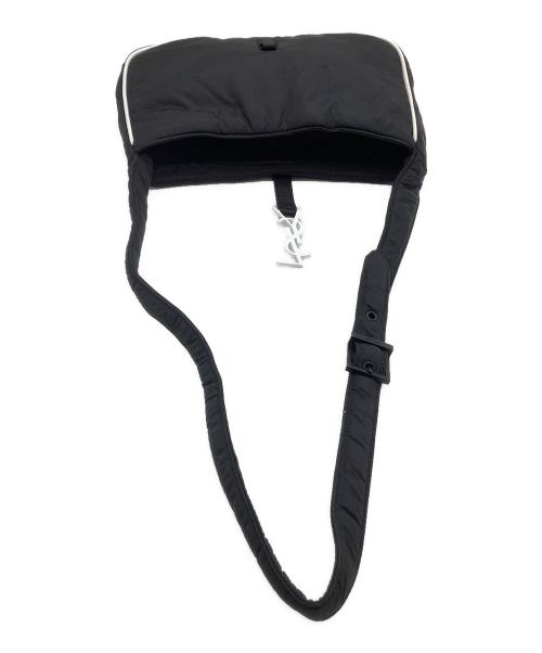 Saint Laurent Paris（サンローランパリ）Saint Laurent Paris (サンローランパリ) ナイロンショルダーバッグ ブラックの古着・服飾アイテム