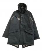 denhamuデンハム）の古着「中綿コート」｜ブラック