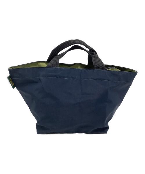 Herve Chapelier（エルベシャプリエ）Herve Chapelier (エルベシャプリエ) 舟形トートバッグ ネイビー×グリーンの古着・服飾アイテム