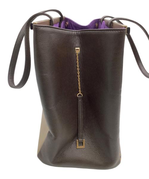 FUMIKODA（フミコダ）FUMIKODA (フミコダ) ボックストートバッグ GINA II ブラウンの古着・服飾アイテム