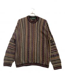 TUNDRA（ツンドラ）の古着「薄手ニット　ストライプ」｜マルチカラー