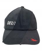 REEBOK×vetementリーボック×ヴェットモン）の古着「キャップ」｜ブラック