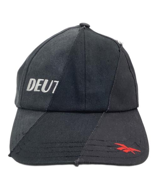 REEBOK（リーボック）REEBOK (リーボック) vetement (ヴェットモン) キャップ ブラックの古着・服飾アイテム