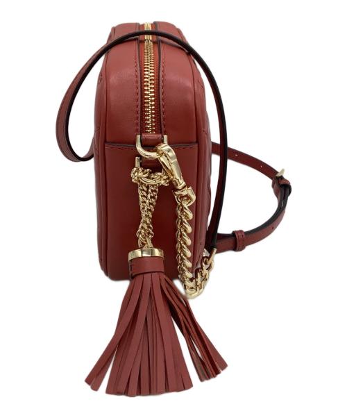 MICHAEL KORS（マイケル・コース）MICHAEL KORS (マイケルコース) キルティングショルダーバッグ MICHAEL KORS レッドの古着・服飾アイテム