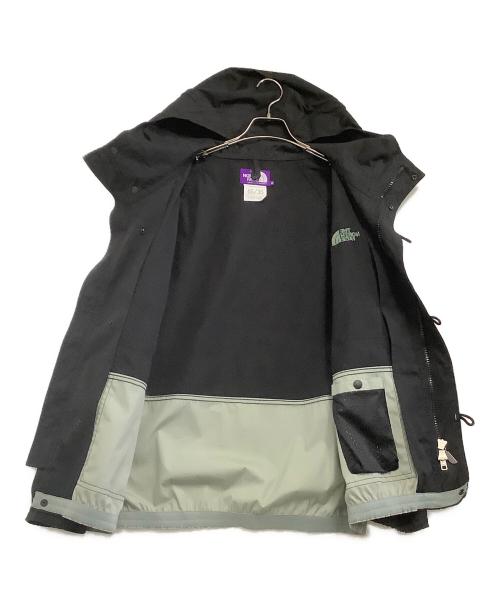 THE NORTHFACE PURPLELABEL（ザ・ノースフェイス パープルレーベル）THE NORTHFACE PURPLELABEL (ザ・ノースフェイス パープルレーベル) マウンテンパーカー　65/35 SHORT MOUNTAIN PARKA ブラック×グレー サイズ:Mの古着・服飾アイテム