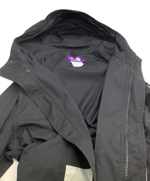 THE NORTHFACE PURPLELABEL（ザ・ノースフェイス パープルレーベル）THE NORTHFACE PURPLELABEL (ザ・ノースフェイス パープルレーベル) マウンテンパーカー　65/35 SHORT MOUNTAIN PARKA ブラック×グレー サイズ:Mの古着・服飾アイテム