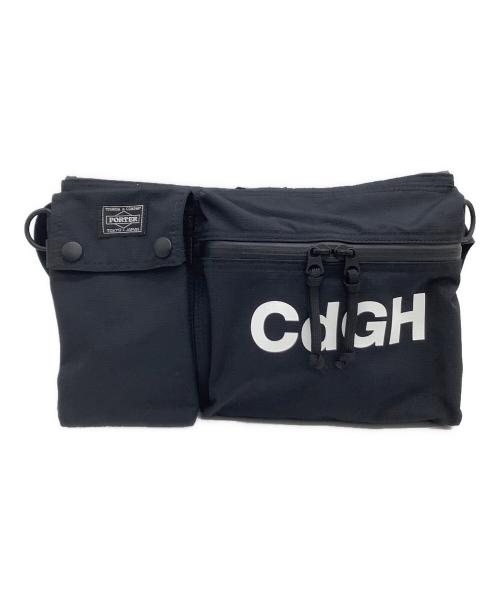 PORTER（ポーター）PORTER (ポーター) COMME des GARCONS (コムデギャルソン) ショルダーバッグ ブラックの古着・服飾アイテム