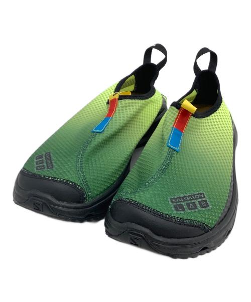 SALOMON（サロモン）SALOMON (サロモン) シューズ　RX MOC 3.0 グリーン×イエロー サイズ:27.5の古着・服飾アイテム