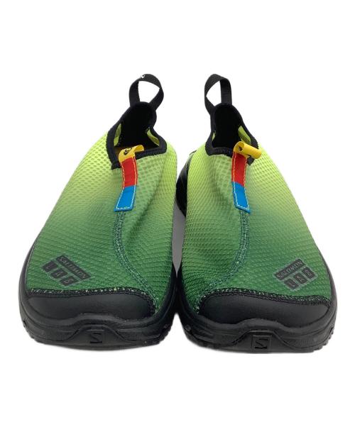 SALOMON（サロモン）SALOMON (サロモン) シューズ　RX MOC 3.0 グリーン×イエロー サイズ:27.5の古着・服飾アイテム