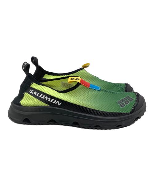 SALOMON（サロモン）SALOMON (サロモン) シューズ　RX MOC 3.0 グリーン×イエロー サイズ:27.5の古着・服飾アイテム