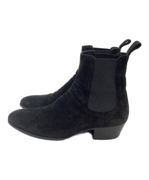 Saint Laurent Paris（サンローランパリ）Saint Laurent Paris (サンローランパリ) サイドゴアチェルシーブーツ ブラック サイズ:41の古着・服飾アイテム