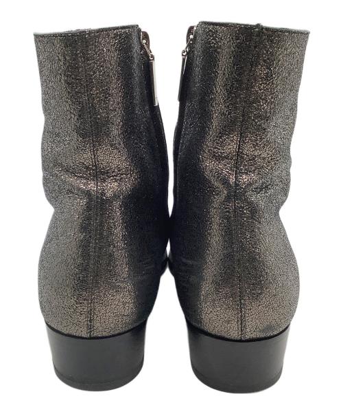 Saint Laurent Paris（サンローランパリ）Saint Laurent Paris (サンローランパリ) サイドジップブーツ シルバー サイズ:41の古着・服飾アイテム