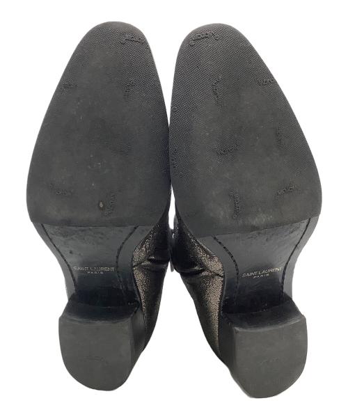 Saint Laurent Paris（サンローランパリ）Saint Laurent Paris (サンローランパリ) サイドジップブーツ シルバー サイズ:41の古着・服飾アイテム