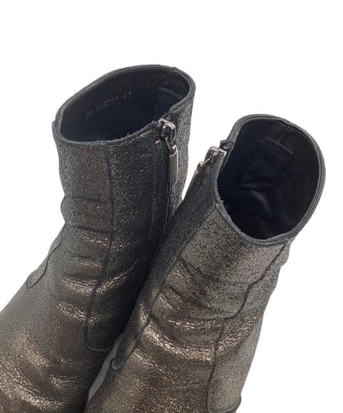 Saint Laurent Paris（サンローランパリ）Saint Laurent Paris (サンローランパリ) サイドジップブーツ シルバー サイズ:41の古着・服飾アイテム