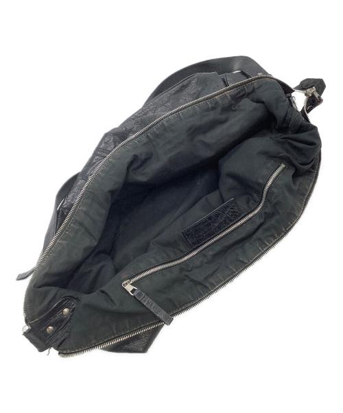 BALENCIAGA（バレンシアガ）BALENCIAGA (バレンシアガ) クーリエレザーショルダーバッグ ブラックの古着・服飾アイテム