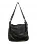 BALENCIAGA (バレンシアガ) クーリエレザーショルダーバッグ ブラック：13000円