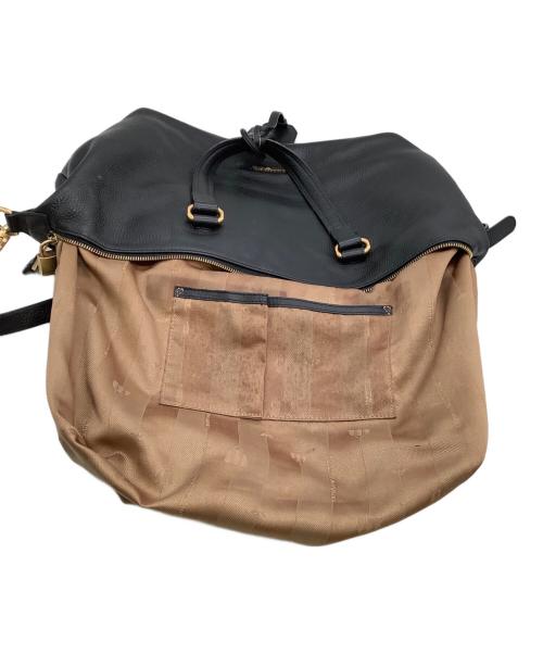 EMPORIO ARMANI（エンポリオアルマーニ）EMPORIO ARMANI (エンポリオアルマーニ) 2WAYショルダーバッグ ブラックの古着・服飾アイテム