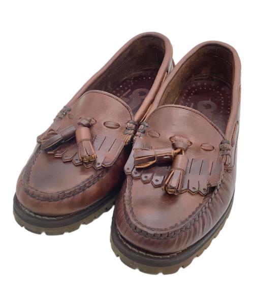 vibram（ビブラム）vibram (ビブラム) タッセルローファー ブラウン サイズ:6 1/2の古着・服飾アイテム