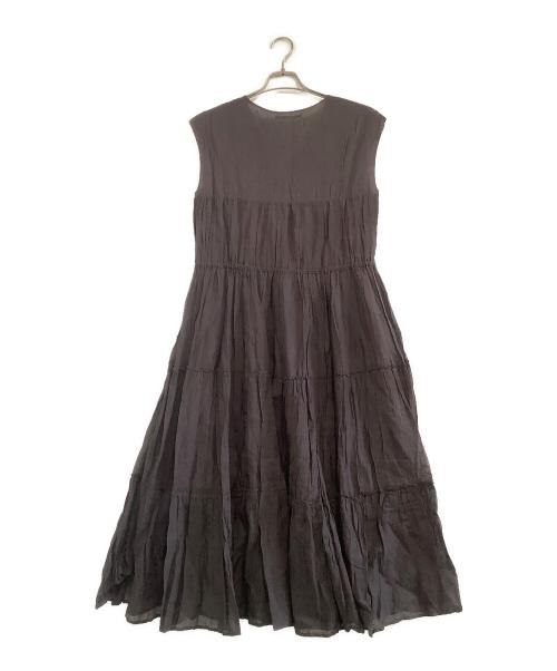 ne quittez pas（ヌキテパ）ne quittez pas (ヌキテパ) ノースリーブワンピース グレー サイズ:表記なしの古着・服飾アイテム