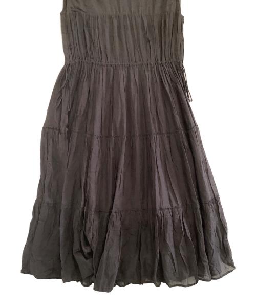 ne quittez pas（ヌキテパ）ne quittez pas (ヌキテパ) ノースリーブワンピース グレー サイズ:表記なしの古着・服飾アイテム