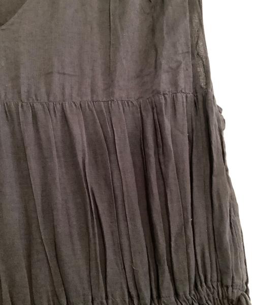 ne quittez pas（ヌキテパ）ne quittez pas (ヌキテパ) ノースリーブワンピース グレー サイズ:表記なしの古着・服飾アイテム