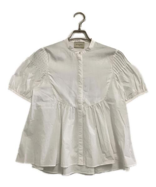 UNITED ARROWS（ユナイテッドアローズ）UNITED ARROWS (ユナイテッドアローズ) 半袖ブラウス ホワイト サイズ:表記なしの古着・服飾アイテム