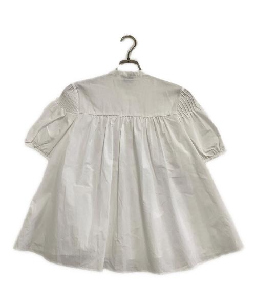 UNITED ARROWS（ユナイテッドアローズ）UNITED ARROWS (ユナイテッドアローズ) 半袖ブラウス ホワイト サイズ:表記なしの古着・服飾アイテム