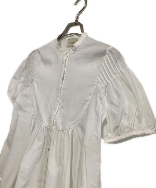 UNITED ARROWS（ユナイテッドアローズ）UNITED ARROWS (ユナイテッドアローズ) 半袖ブラウス ホワイト サイズ:表記なしの古着・服飾アイテム