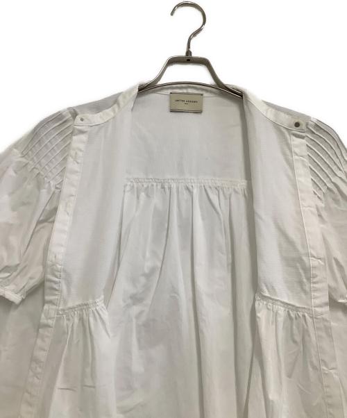 UNITED ARROWS（ユナイテッドアローズ）UNITED ARROWS (ユナイテッドアローズ) 半袖ブラウス ホワイト サイズ:表記なしの古着・服飾アイテム