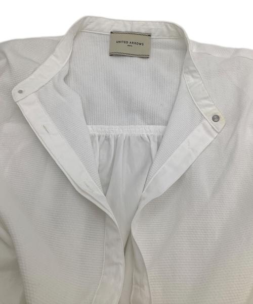 UNITED ARROWS（ユナイテッドアローズ）UNITED ARROWS (ユナイテッドアローズ) 半袖ブラウス ホワイト サイズ:表記なしの古着・服飾アイテム