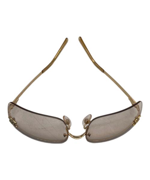 CHANEL（シャネル）CHANEL (シャネル) サングラス　AC2916850 ゴールド サイズ:65□15 120の古着・服飾アイテム