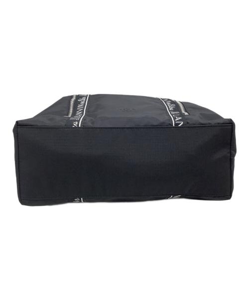 LANVIN en Bleu（ランバンオンブルー）LANVIN en Bleu (ランバンオンブルー) 2WAYトートバッグ ブラック×ブルーの古着・服飾アイテム