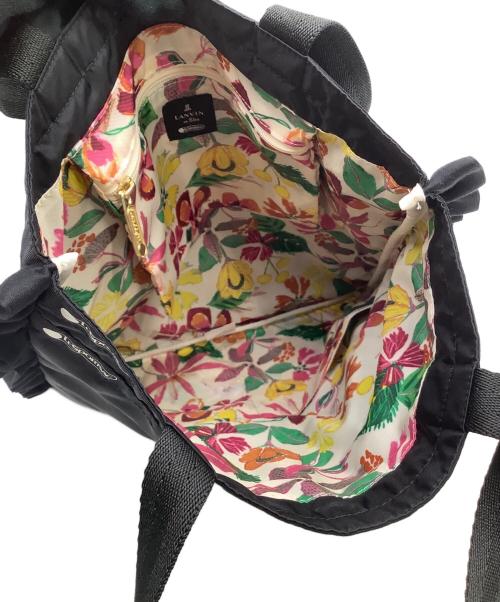 LANVIN en Bleu×LeSportsac（ランバン）LANVIN en Bleu×LeSportsac (ランバン) トートバッグ ブラックの古着・服飾アイテム