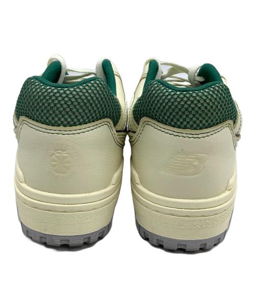 NEW BALANCE（ニューバランス）NEW BALANCE (ニューバランス) Aime Leon Dore (エメ レオン ドレ) スニーカー アイボリー×グリーン サイズ:27の古着・服飾アイテム