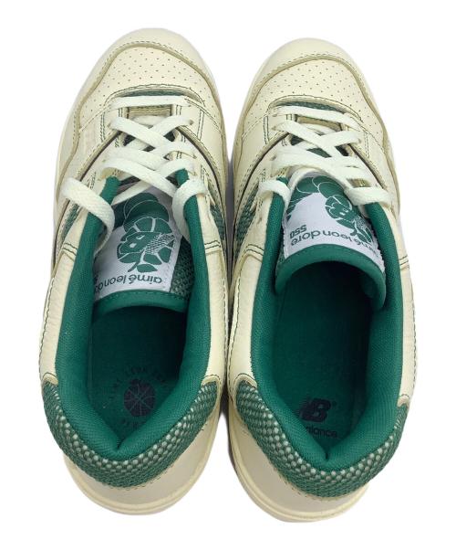 NEW BALANCE（ニューバランス）NEW BALANCE (ニューバランス) Aime Leon Dore (エメ レオン ドレ) スニーカー アイボリー×グリーン サイズ:27の古着・服飾アイテム