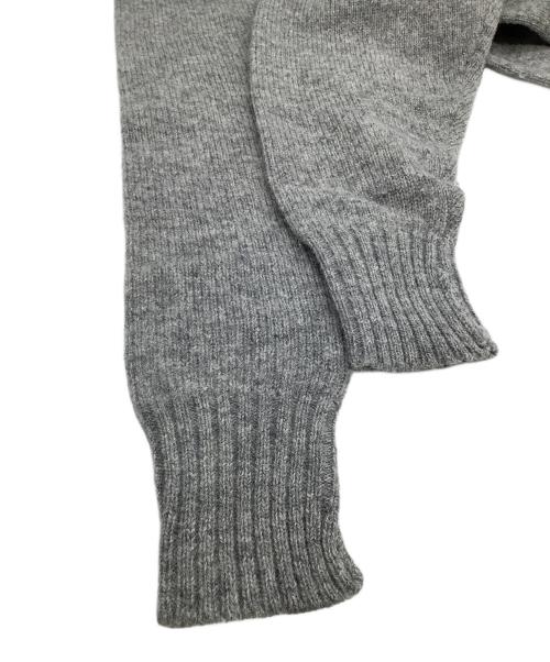 POLO RALPH LAUREN（ポロ・ラルフローレン）POLO RALPH LAUREN (ポロ・ラルフローレン) 厚手ニット　ポロベア ワンポイント グレー サイズ:Lの古着・服飾アイテム