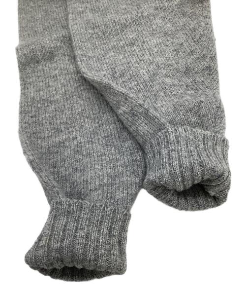 POLO RALPH LAUREN（ポロ・ラルフローレン）POLO RALPH LAUREN (ポロ・ラルフローレン) 厚手ニット　ポロベア ワンポイント グレー サイズ:Lの古着・服飾アイテム