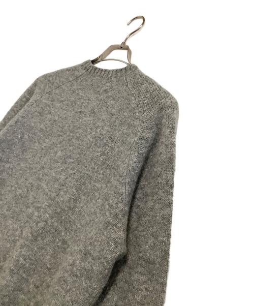 POLO RALPH LAUREN（ポロ・ラルフローレン）POLO RALPH LAUREN (ポロ・ラルフローレン) 厚手ニット　ポロベア ワンポイント グレー サイズ:Lの古着・服飾アイテム