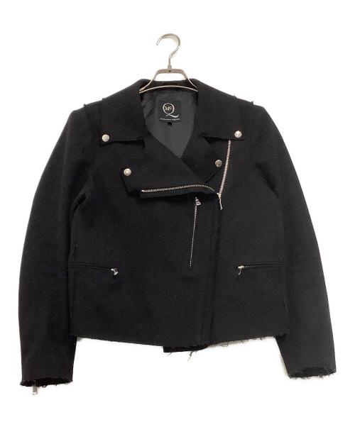 ALEXANDER McQUEEN（アレキサンダーマックイーン）ALEXANDER McQUEEN (アレキサンダーマックイーン) ダブルライダースジャケット ブラック サイズ:38の古着・服飾アイテム