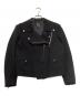 ALEXANDER McQUEEN（アレキサンダーマックイーン）の古着「ダブルライダースジャケット」｜ブラック