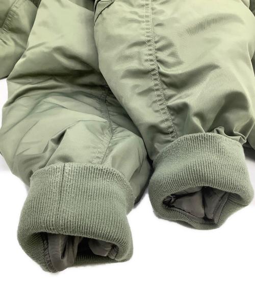 Mila Owen（ミラオーウェン）Mila Owen (ミラオーウェン) ブルゾン　ボンバーコンパクトジャケット グリーンの古着・服飾アイテム