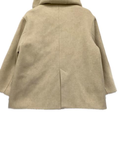 Mila Owen（ミラオーウェン）Mila Owen (ミラオーウェン) ウールコート　LB.03／ZIPミドルコート クリーム サイズ:2の古着・服飾アイテム